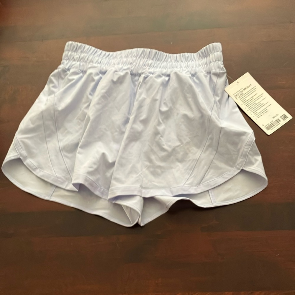 NWT lululemon Track That Mid-Rise Short *5" Pastel Blue